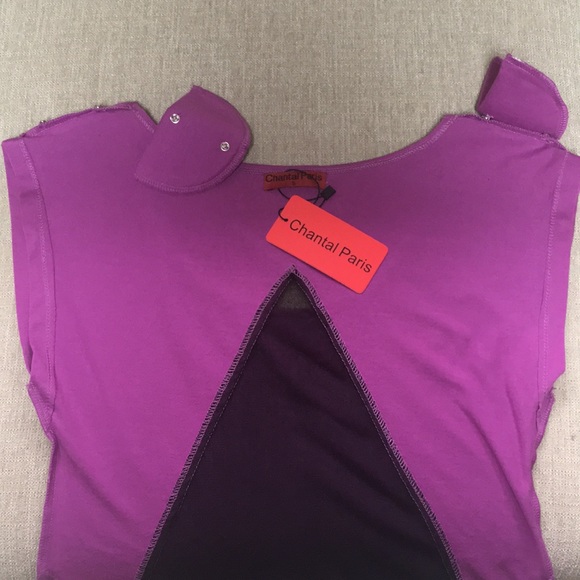 Sheer Panel Cotton Dress - Picture 4 of 5